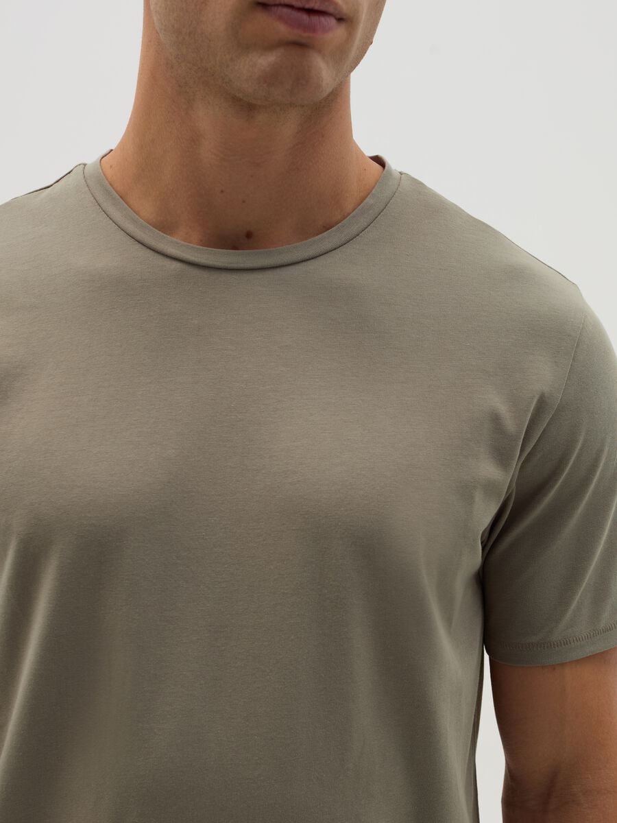 Slim-fit T-shirt in organic cotton_3