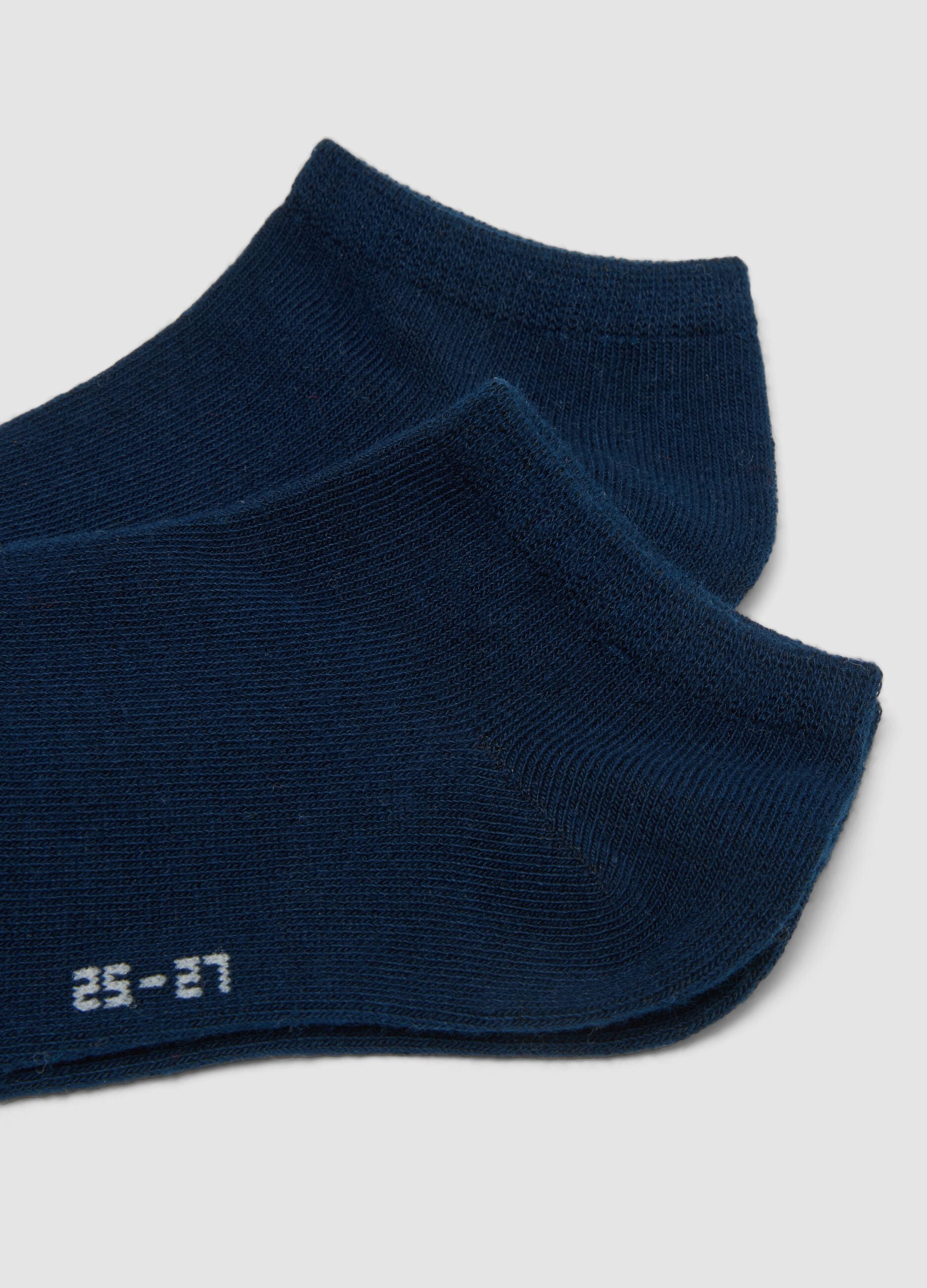 Kids&rsquo; multicolour stretch cotton-blend multipack socks