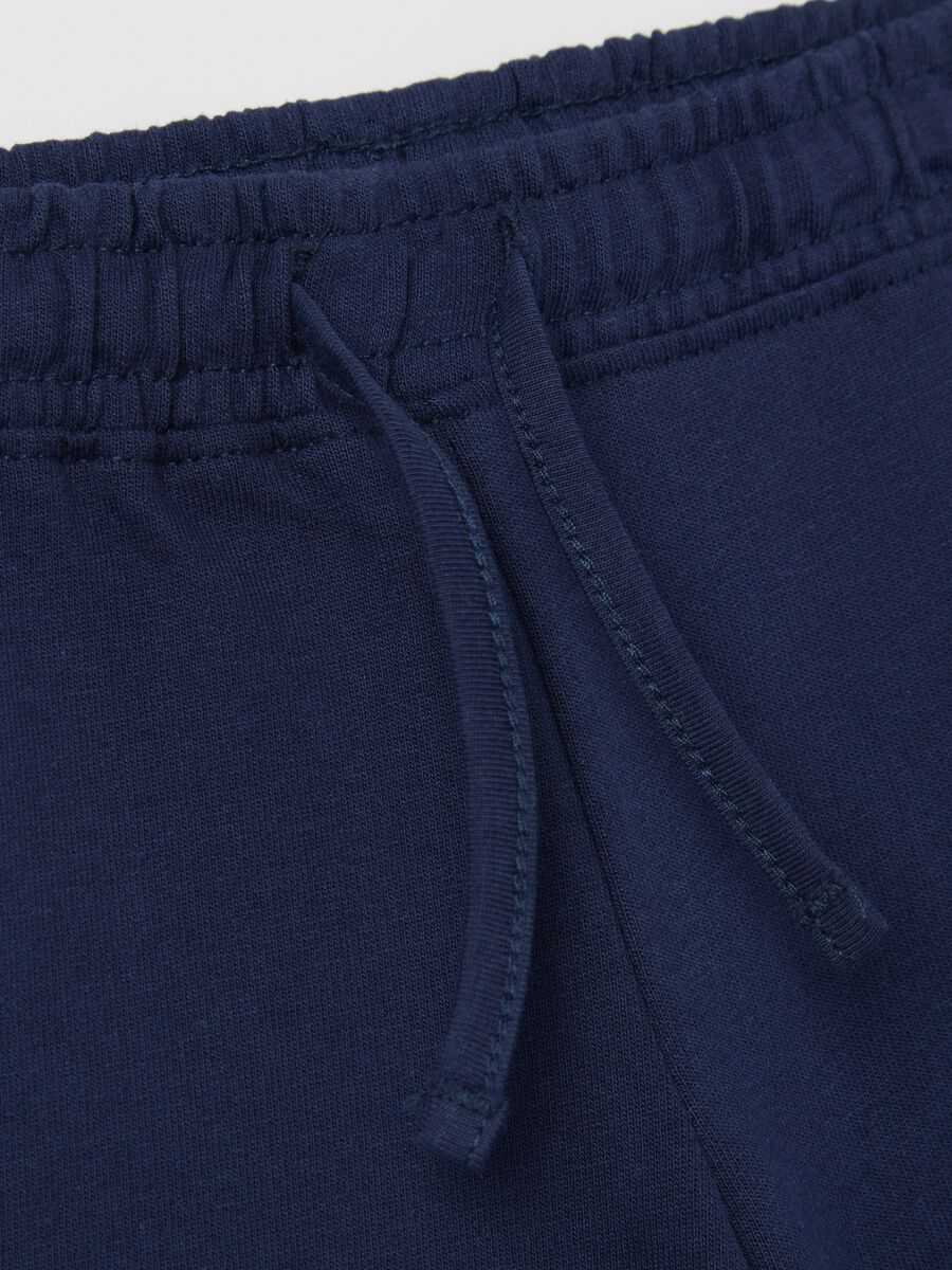Girls' pure cotton blue shorts_2