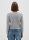 Grey regular fit sweater with sequins_2