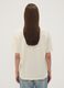 White pure cotton T-shirt with front print, regular fit_3