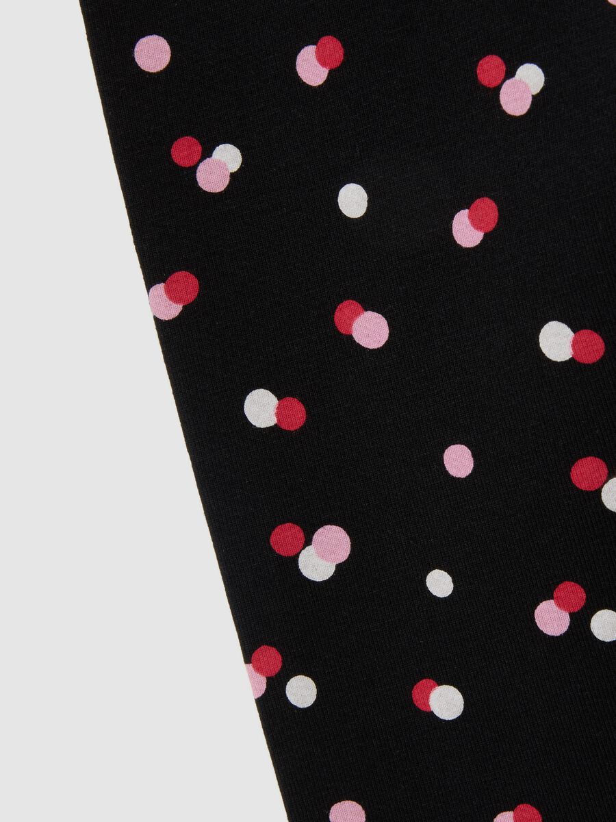 Girls' Multicolour Skinny Cotton Leggings_3