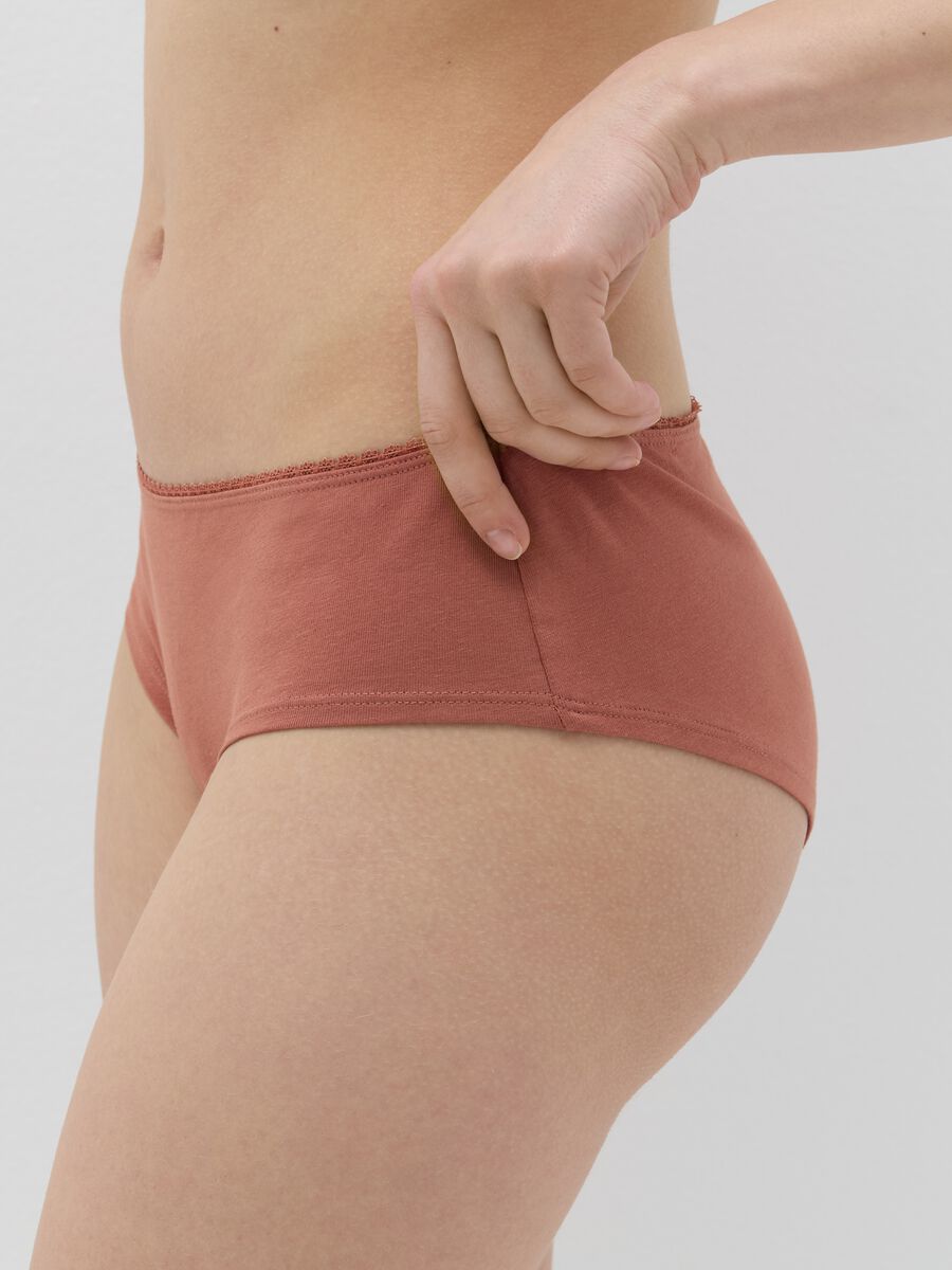 Three-pack French knickers with lace_2