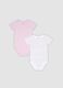 2-pack of pink organic cotton short-sleeve bodysuits for baby girls_0