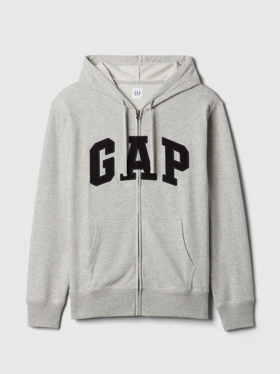 Felpa con cappuccio e ricamo logo_0