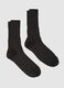 Black pure cotton socks bipack set_0