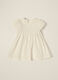 White velour dress for girls_1