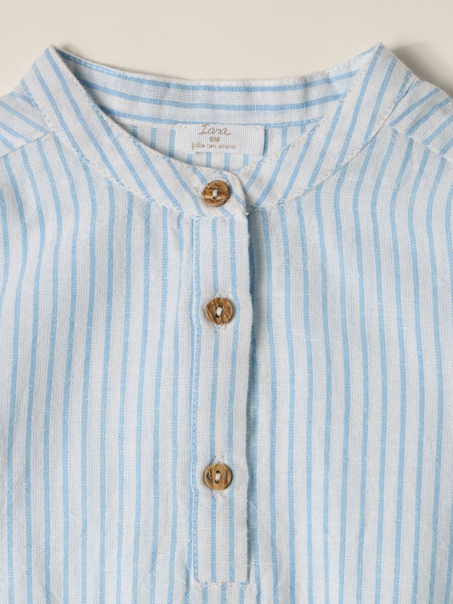 IANA Linen Blend Baby Shirt Bodysuit_2