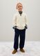 Children's stretch cotton blue cargo trousers_0