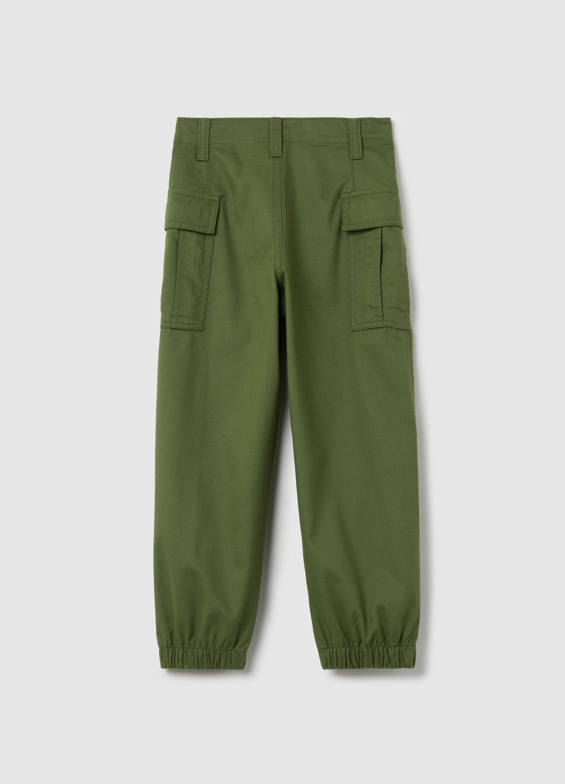 Cargo trousers in cotton and Lyocell
