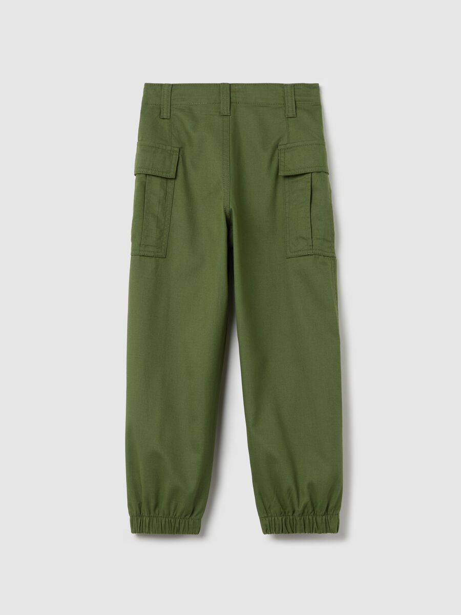 Cargo trousers in cotton and Lyocell_4