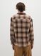 Brown pure cotton regular fit shirt_2