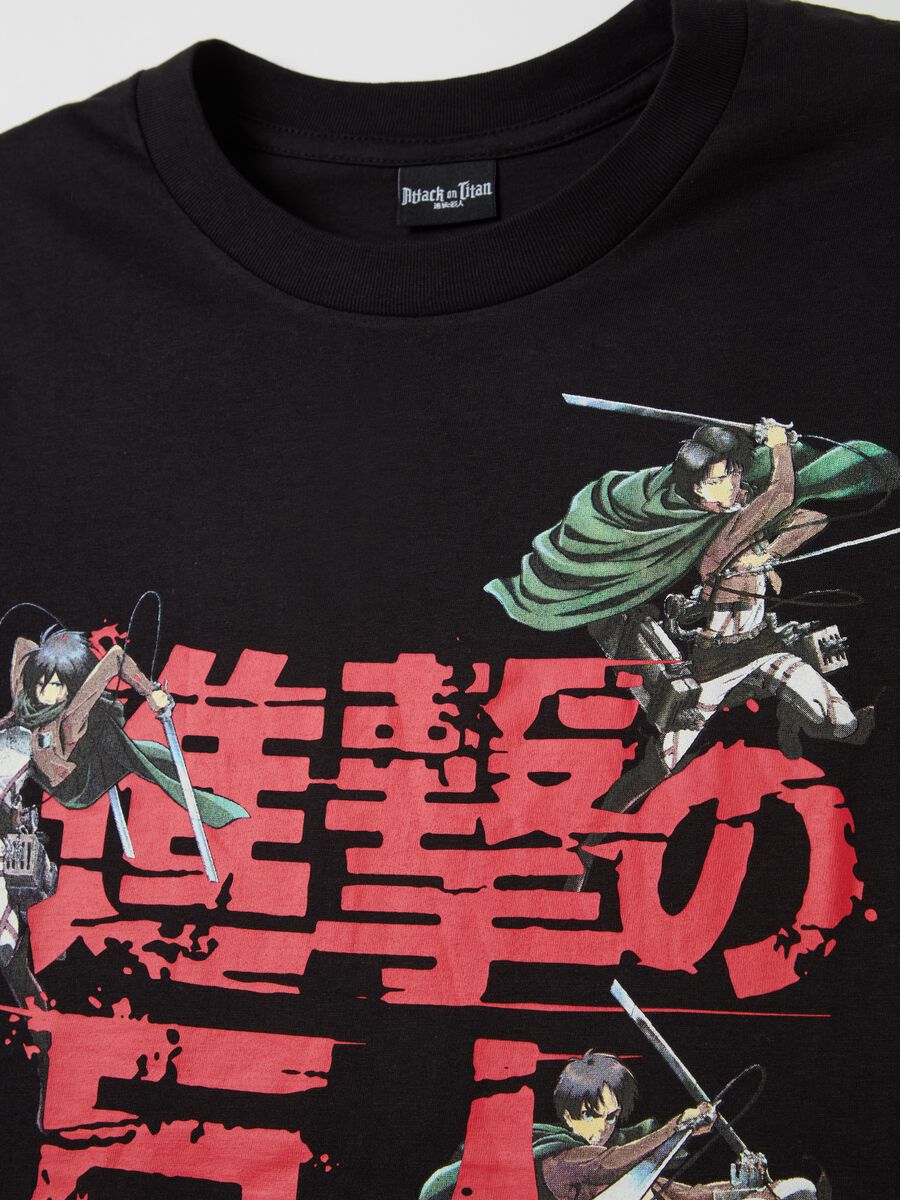 T-shirt with Attach On Titan print_5