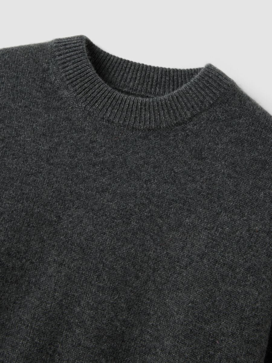 Grey pure cashmere oversized jumper_5