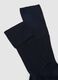 Bipack calze lunghe in puro cotone blu_1