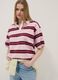 Women's Regular Fit Multi-Coloured Striped Pure Cotton Polo_0