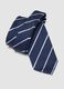 Blue striped tie, 7.5 cm blade_2