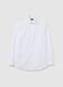 Men's pure cotton white regular fit shirt_4