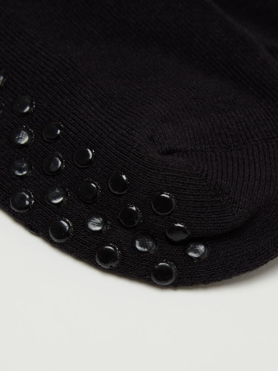 Short black slipper socks_1