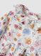 White crew-neck dress in pure organic cotton with floral print_2