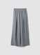 Blue striped palazzo trousers with elasticated waist_4