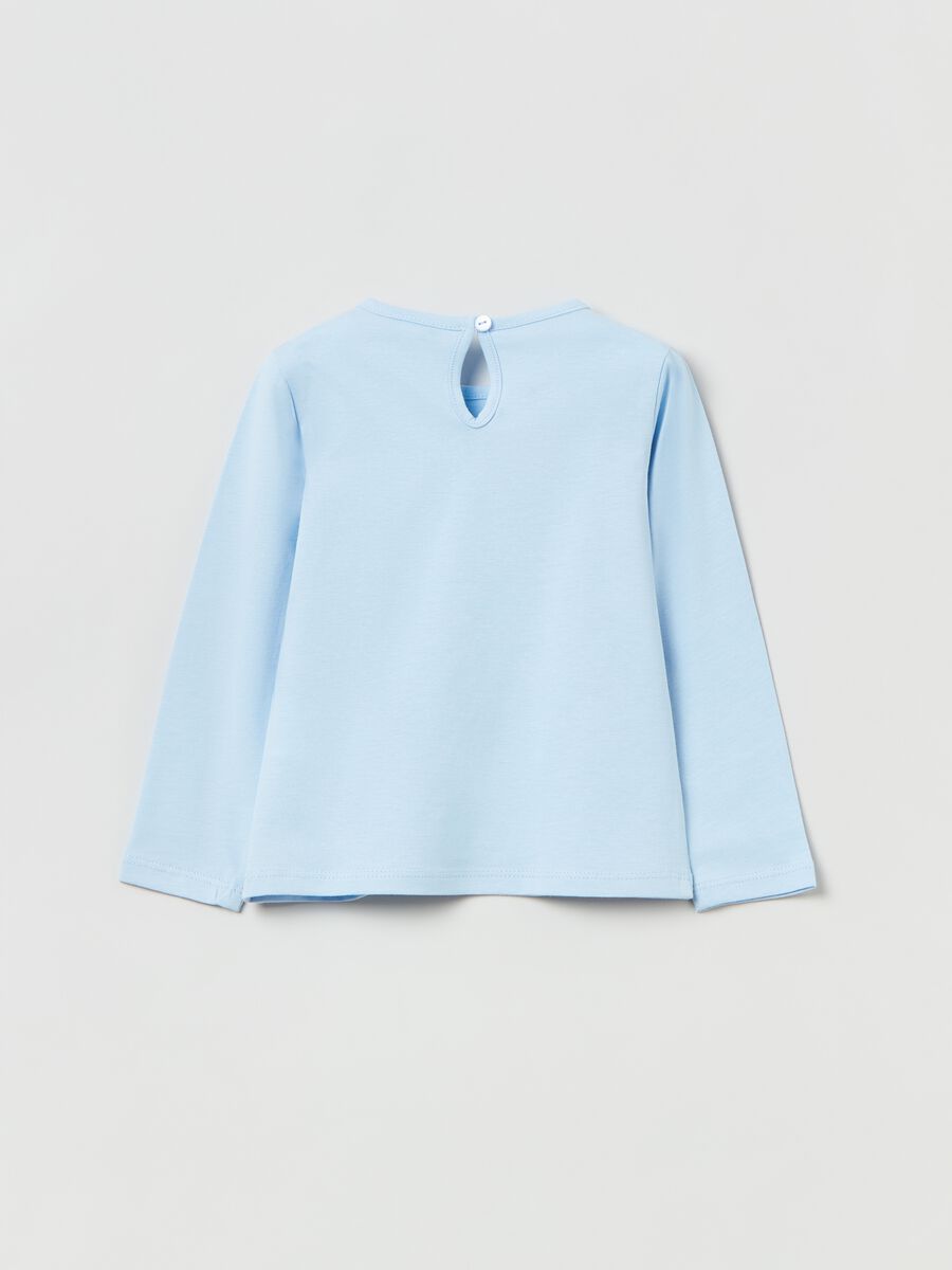 T-shirt a maniche lunghe con stampa_1