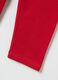 Girls' red regular fit stretch cotton leggings_2