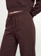Pantaloni jogger marroni in misto cotone con vita elasticizzata regular fit_2
