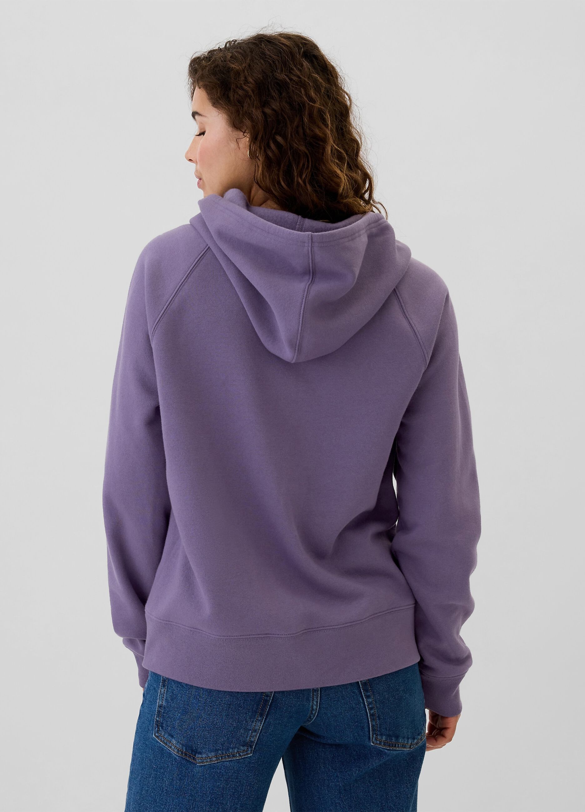Sweatshirt with hood and logo embroidery
