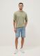 T-shirt a maniche corte in puro cotone verde relaxed fit_1