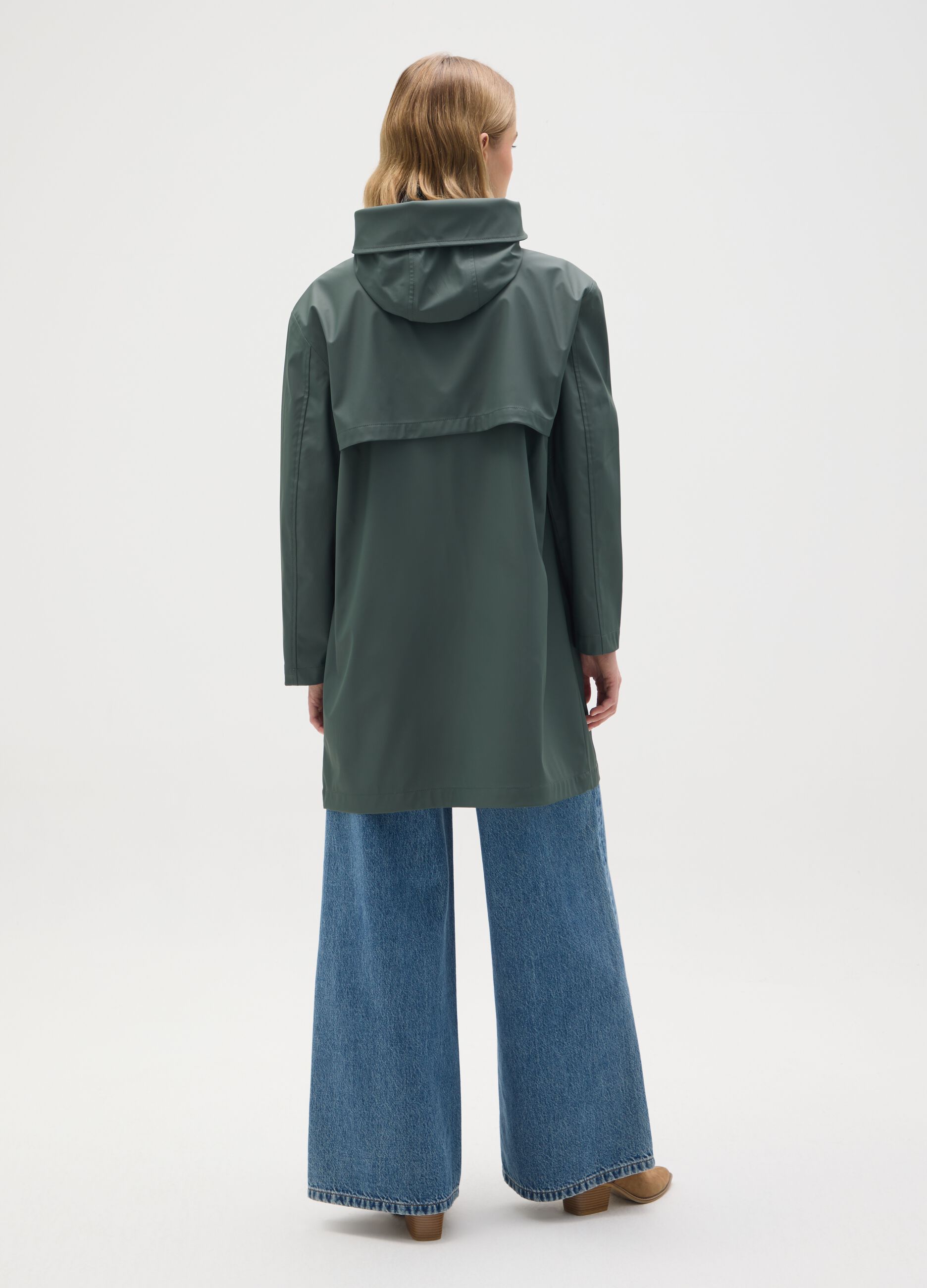 Regular Fit Green Jacket