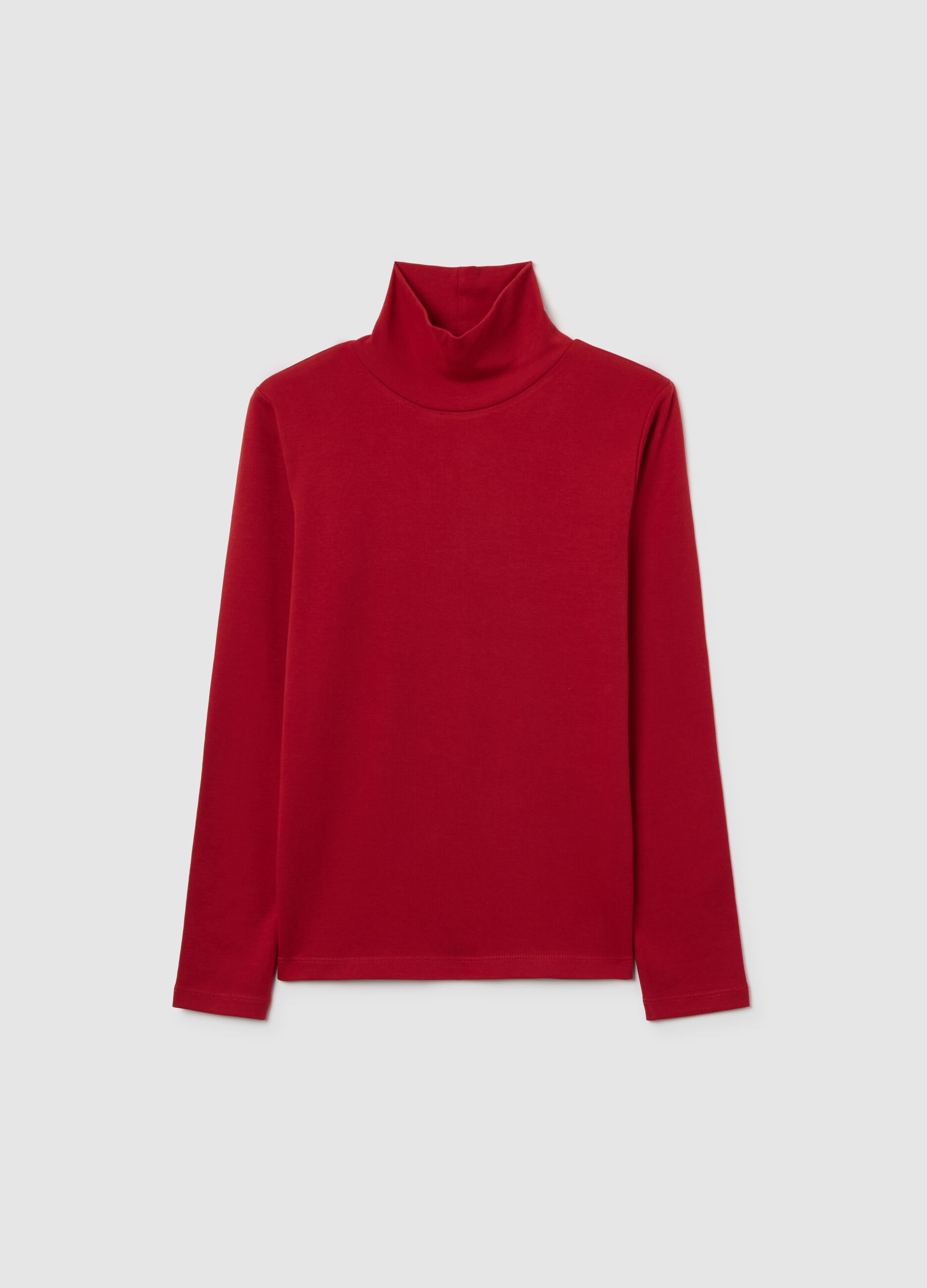 Boy's red pure cotton jumper regular fit