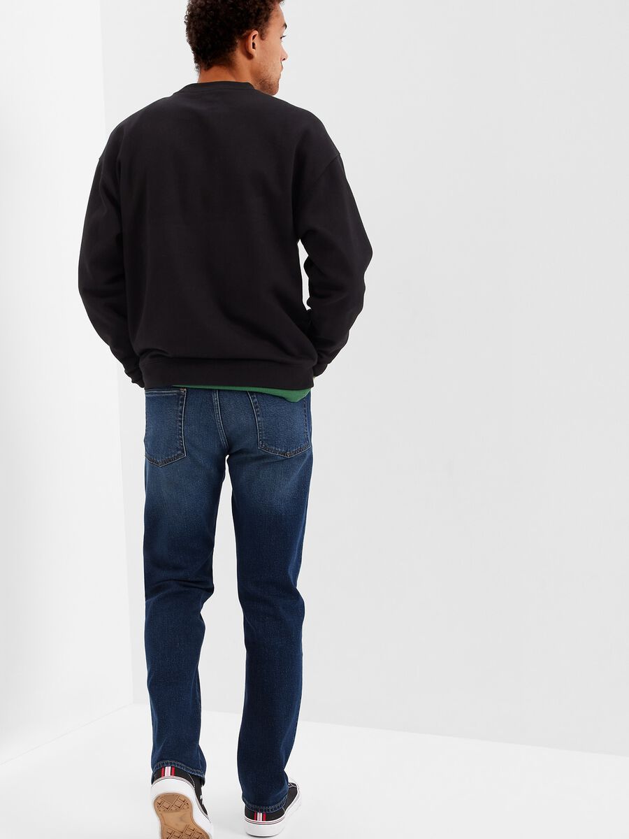 Straight-fit jeans in stretch cotton and Lyocell_2
