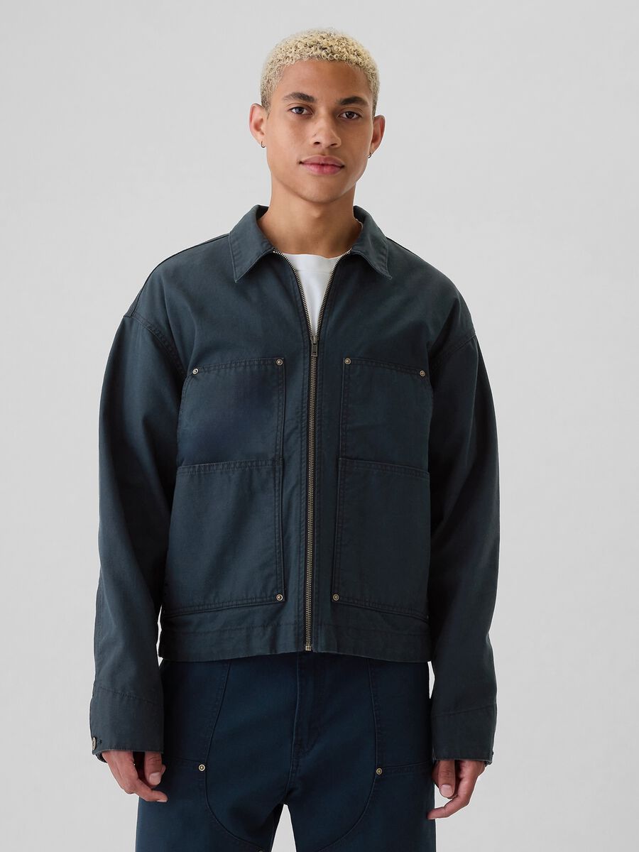 Giacca carpenter in denim_0