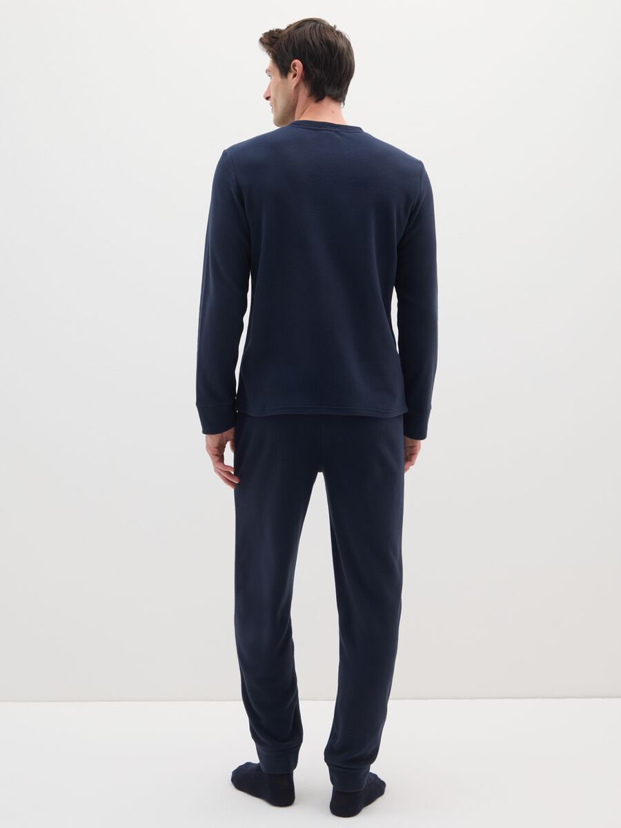 Pigiama natalizio blu regular fit con stampa Disney_2