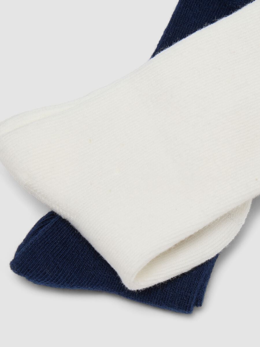Tripack di calze lunghe multicolor in cotone organico elasticizzato_1