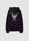 Black cotton-blend hoodie with Inter Miami CF print_2