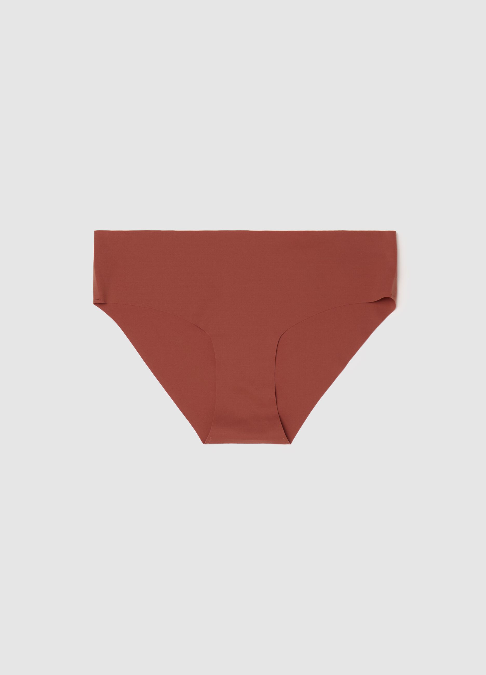 High-rise briefs in stretch microfibre