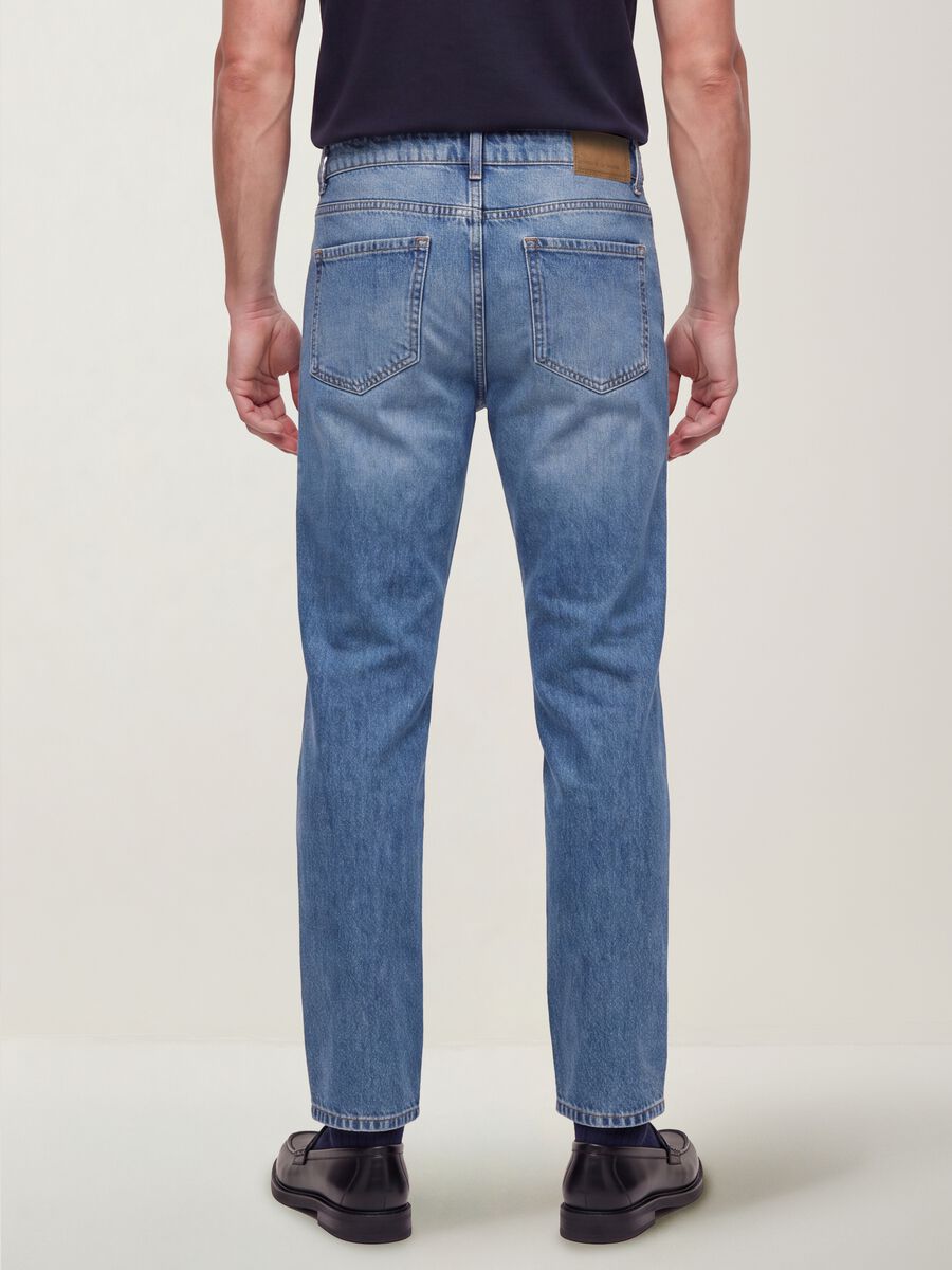 Regular-fit denim jeans in pure cotton_1