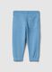 Toddler Regular Fit Jogger Trousers in Pure Cotton Light Blue_1