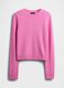 Pink Cotton Blend Sweater_3