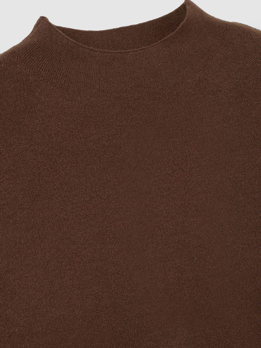Regular fit brown sweater_5