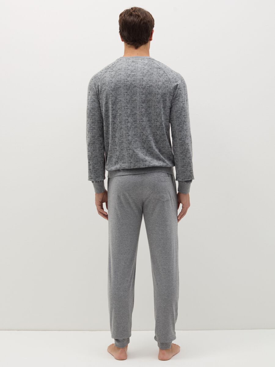 Cotton pyjamas with print_2
