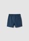 Short in puro cotone blu regular fit per bimbo_1