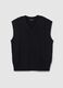 Pure Cotton Black Regular Fit Waistcoat_4