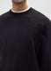 Black pure cotton sweatshirt regular fit_3