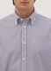 White striped cotton-blend shirt with easy-iron button-down collar_1