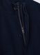 Navy regular-fit coat with concealed fastening_1