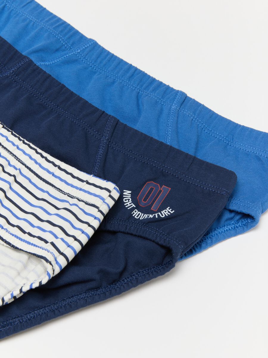 Multipack slip multicolor da ragazzo in puro cotone regular fit_2