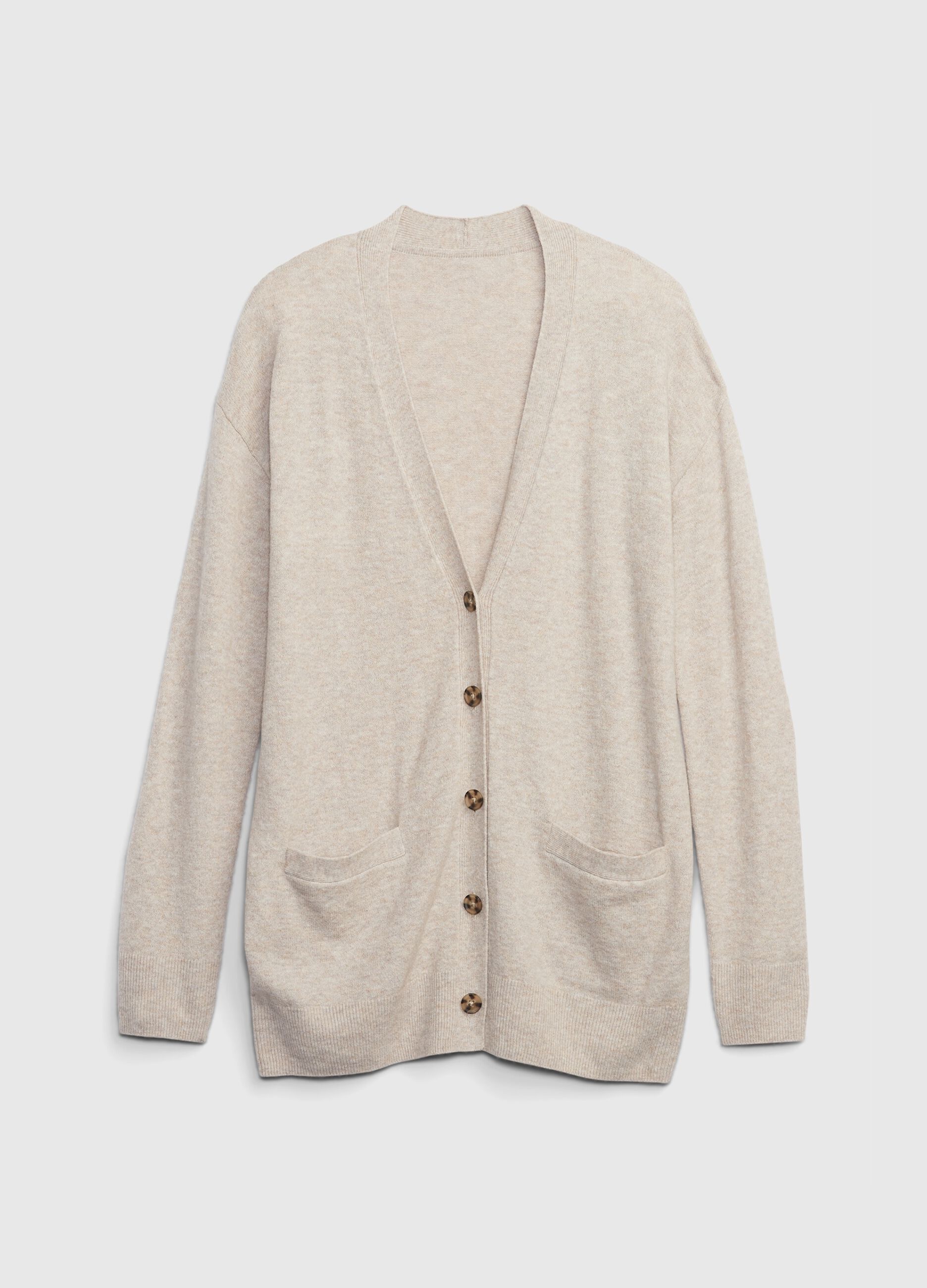Cardigan oversize con tasche